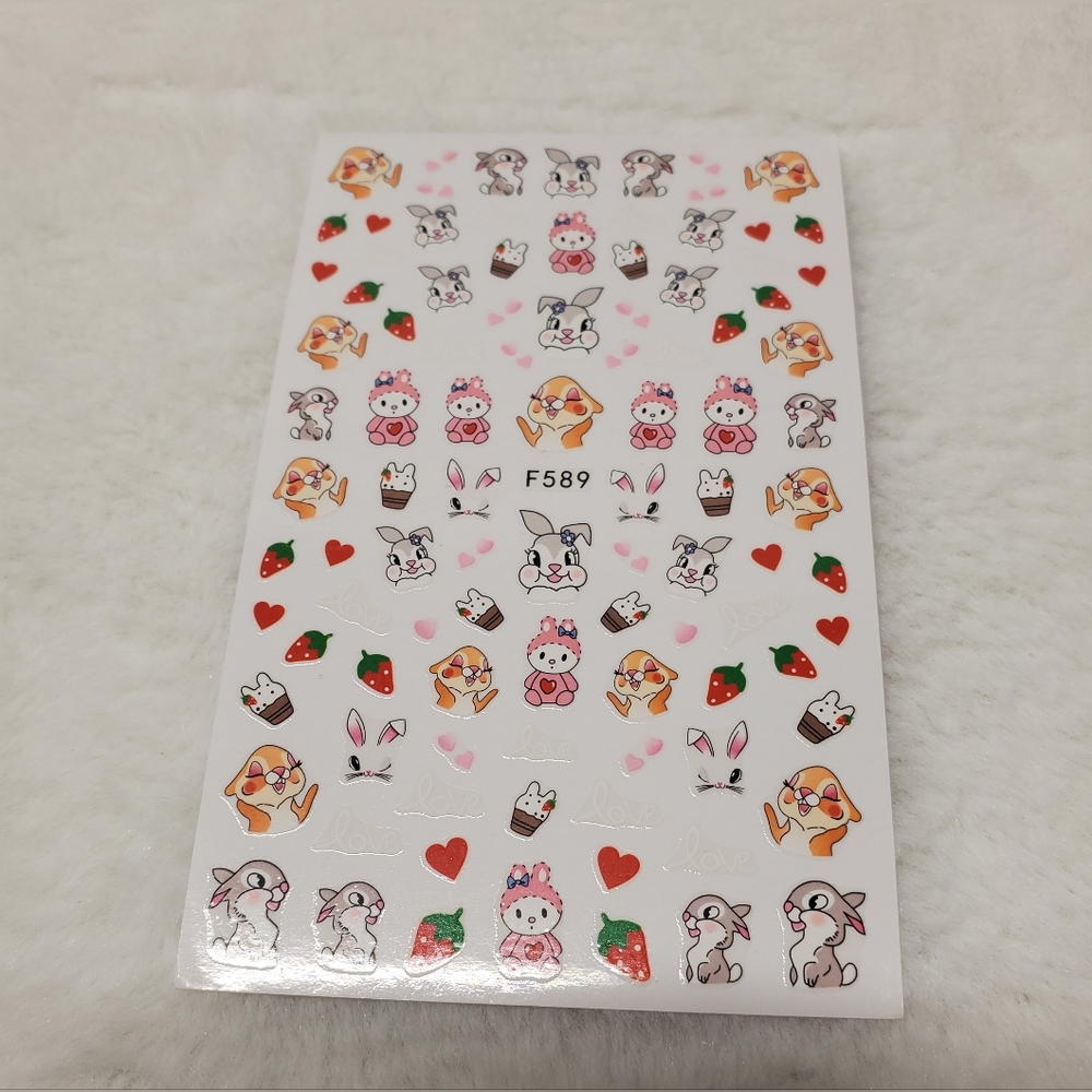 💖10 FOR 20💖New nail decals disney bunny
